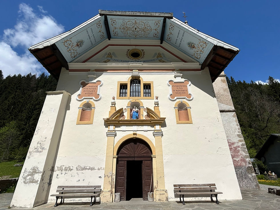 Facade of the Notre Dame de la Gorge