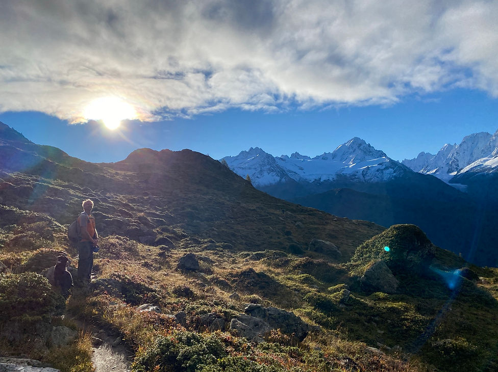 On the way to Col de la Terrasse