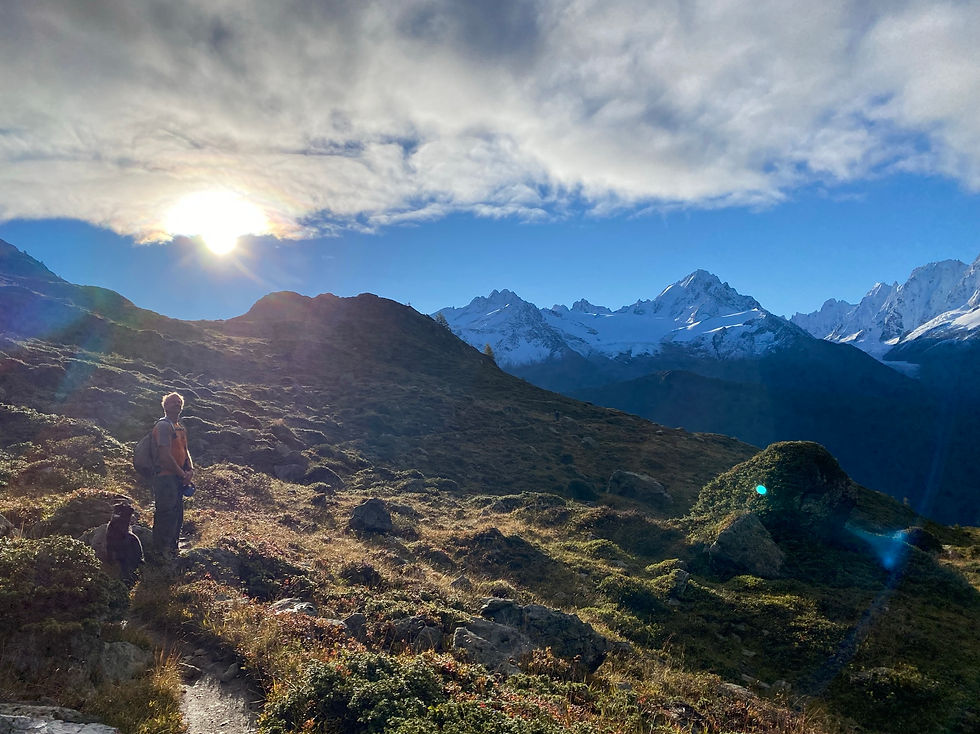 On the way to Col de la Terrasse