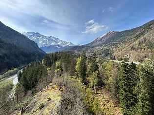 View from the Ruins of Chateau de Saint-Michel