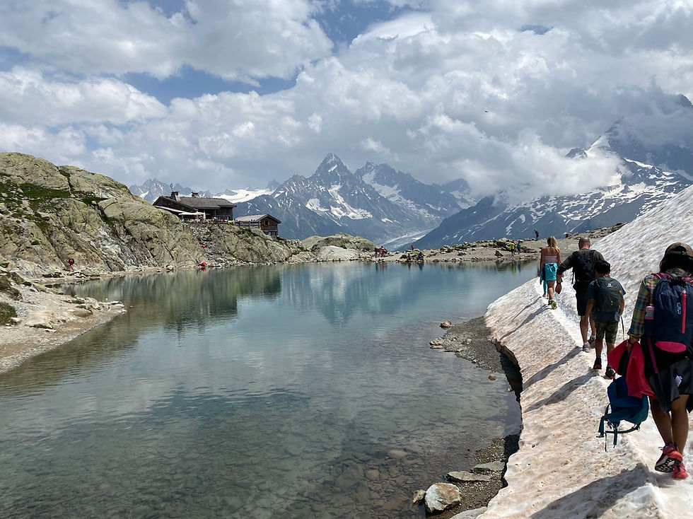 Walking around Lac Blanc