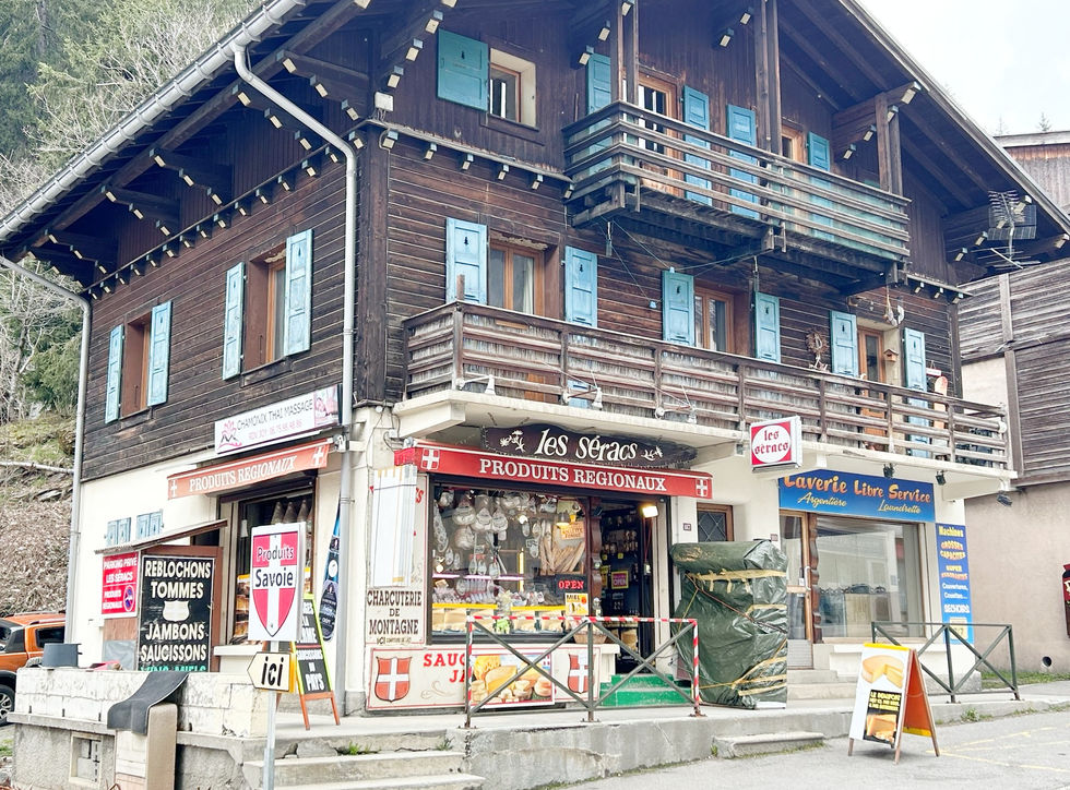 Shops in Argentiere