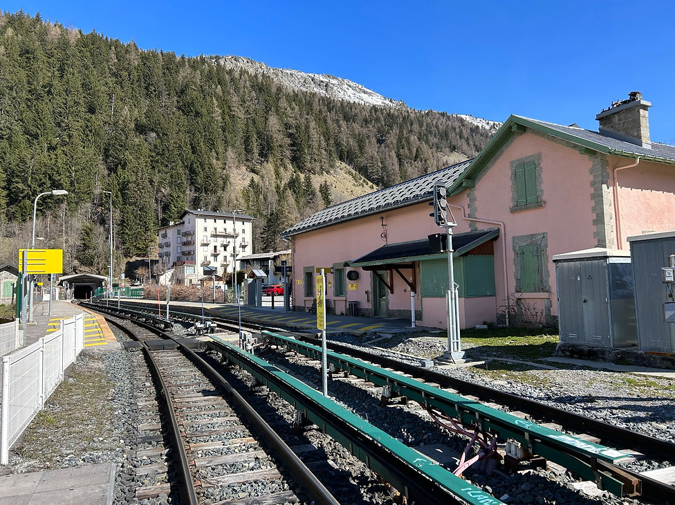 The Train Station of Montroc-le-Planet