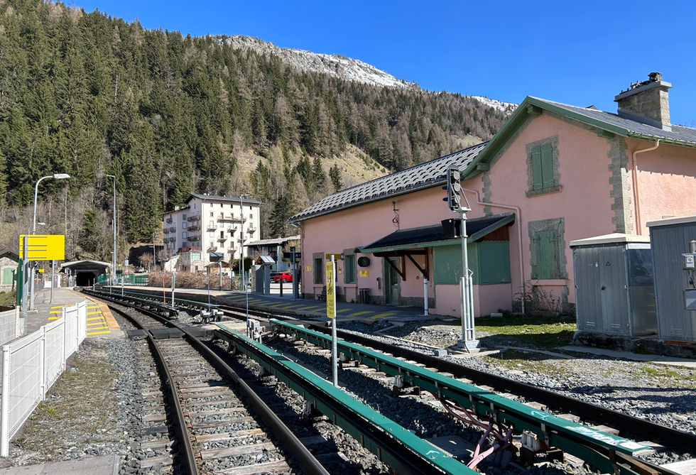 The Train Station of Montroc-le-Planet