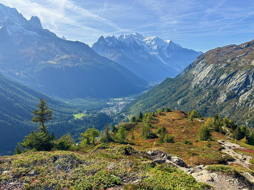 Climb up to the Aiguillette de Posettes