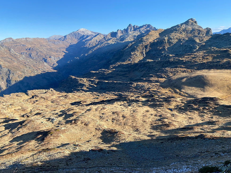 View towards Mt Buet from near Belachat