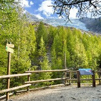 Cascade du Dard and Belvedere des Bossons
