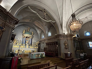 Inside Eglise Saint Michel Chamonix
