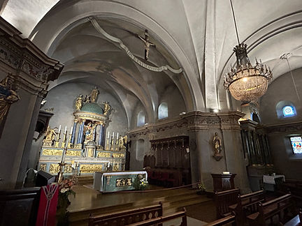 Inside Eglise Saint Michel Chamonix