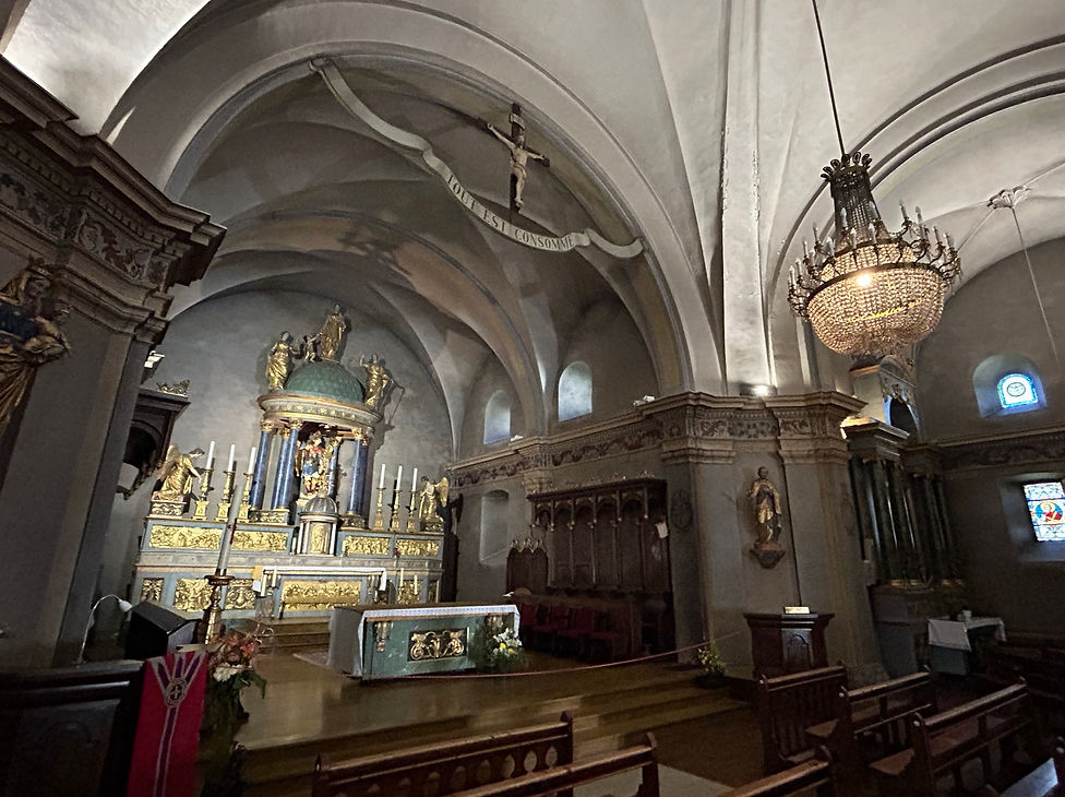 Inside Eglise Saint Michel Chamonix