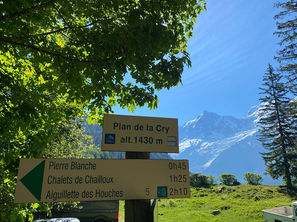 Plan de la Cry Trail Marker