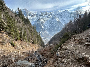 View from Petite Balcon Sud before Merlet