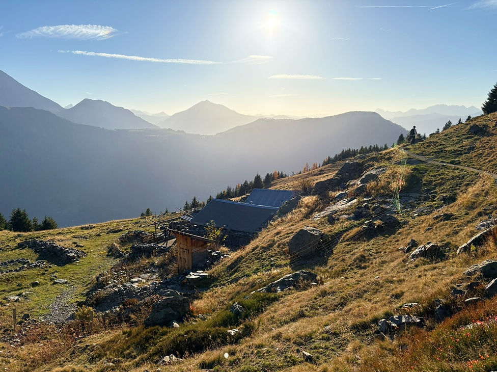 Late Afternoon at the Chalets de Chailloux