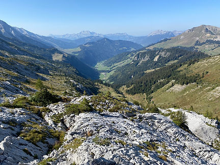 View of the Chaine des Aravis