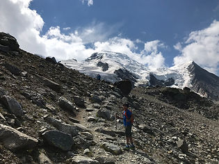 Trail up to La Jonction