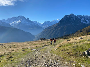Trail up to Refuge de Loriaz