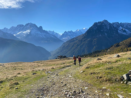 Trail up to Refuge de Loriaz