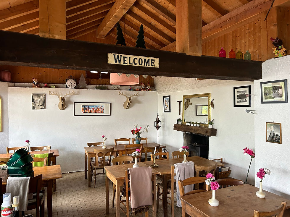 Inside the Buvette de la Cascade du Dard