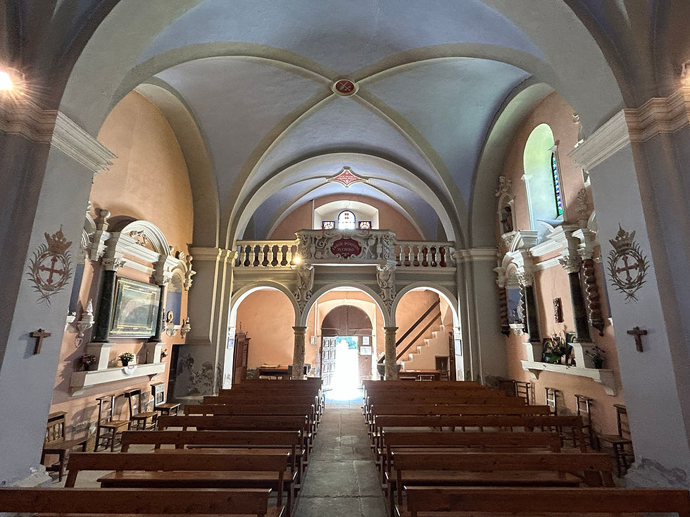 Inside the Notre Dame de la Gorge