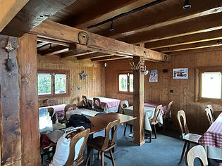 Inside La Bergerie in Plaine Joux