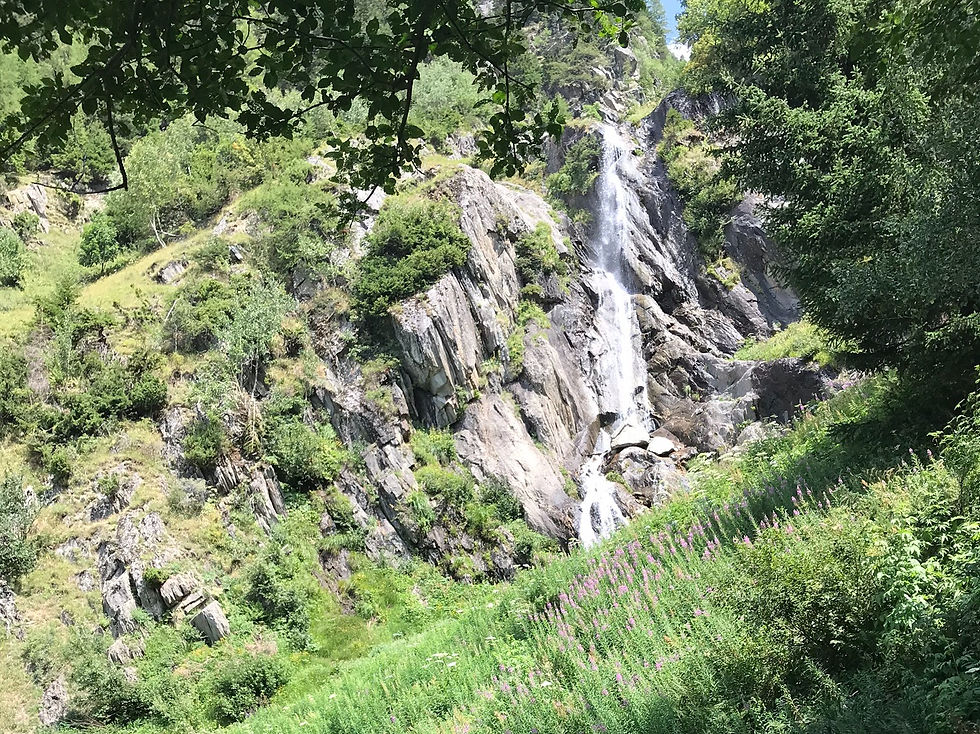Waterfall of the Torrent du Chapeau