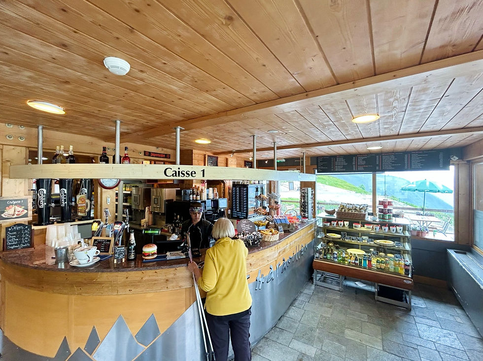 Inside Chalet de Charamillon