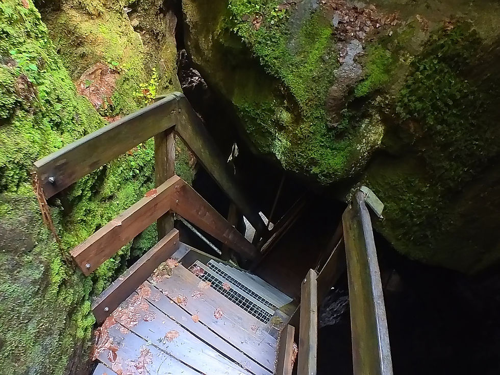 Entrance of the Grotte aux Nymphes