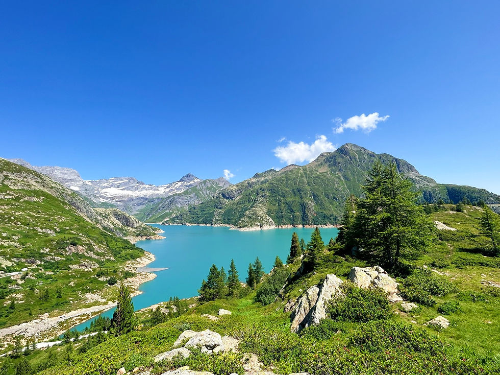 View from the trail up to Vieux Emosson