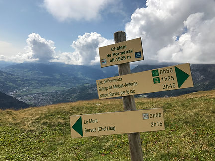 Trail Market at Chalets de Pormenaz