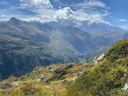 View from Tete de Jeubon