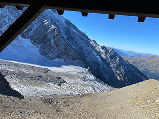 View from Refuge de Plan de Glacier