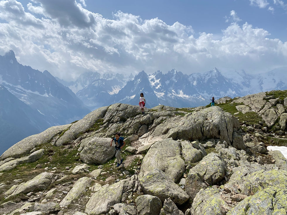 On the way to Lac Blanc