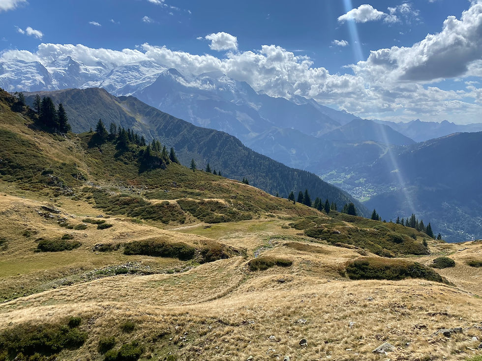 View from de Chalets de Pormenaz