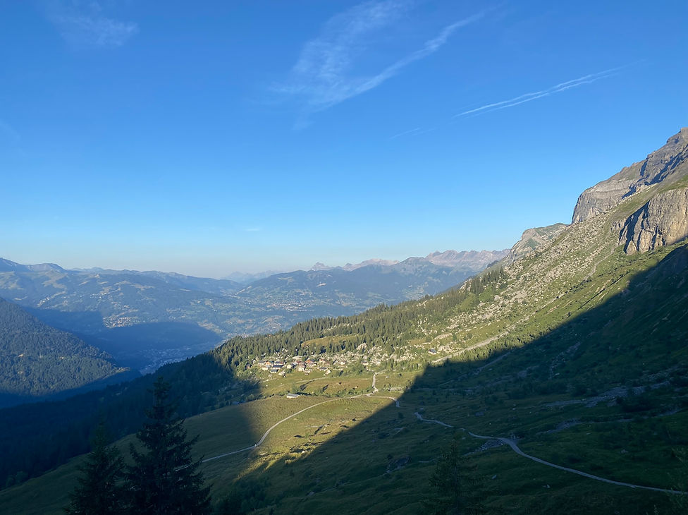 View towards Les Ayeres