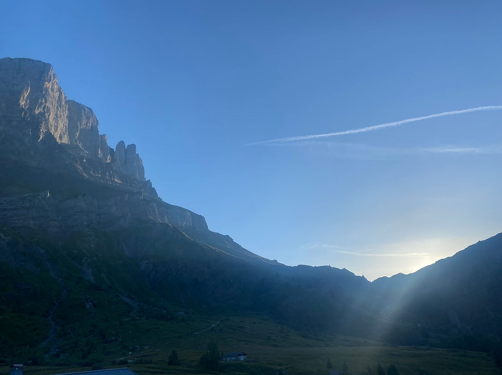 Sunrise over Rochers de Fiz