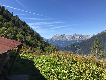 View from the Chavanne Vieille Hut