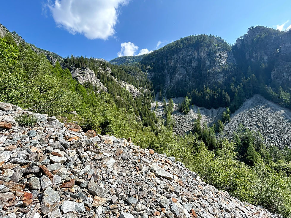 Trail up to the Grand Cascade de Barberine