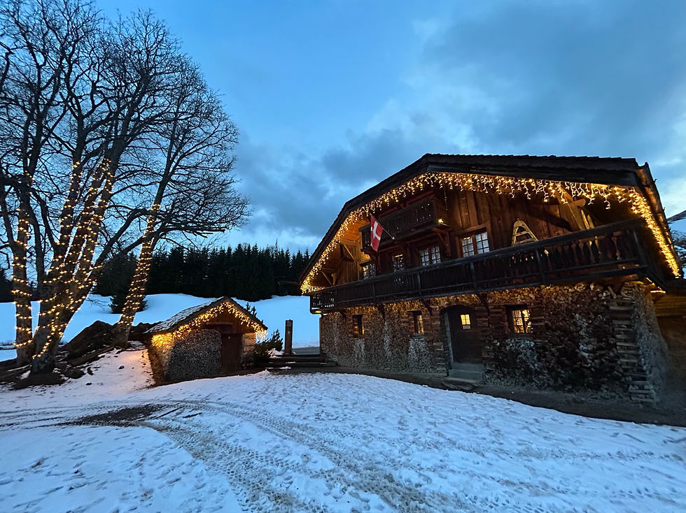 Refuge de Tornieux in Winter