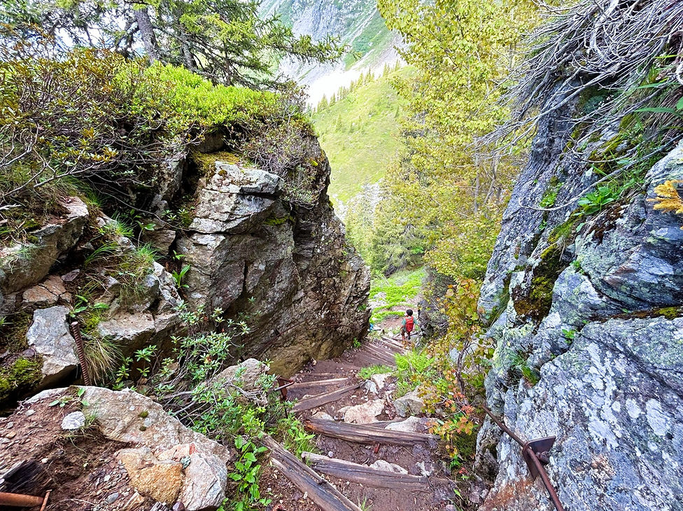 Steep Section Grand Balcon Sud