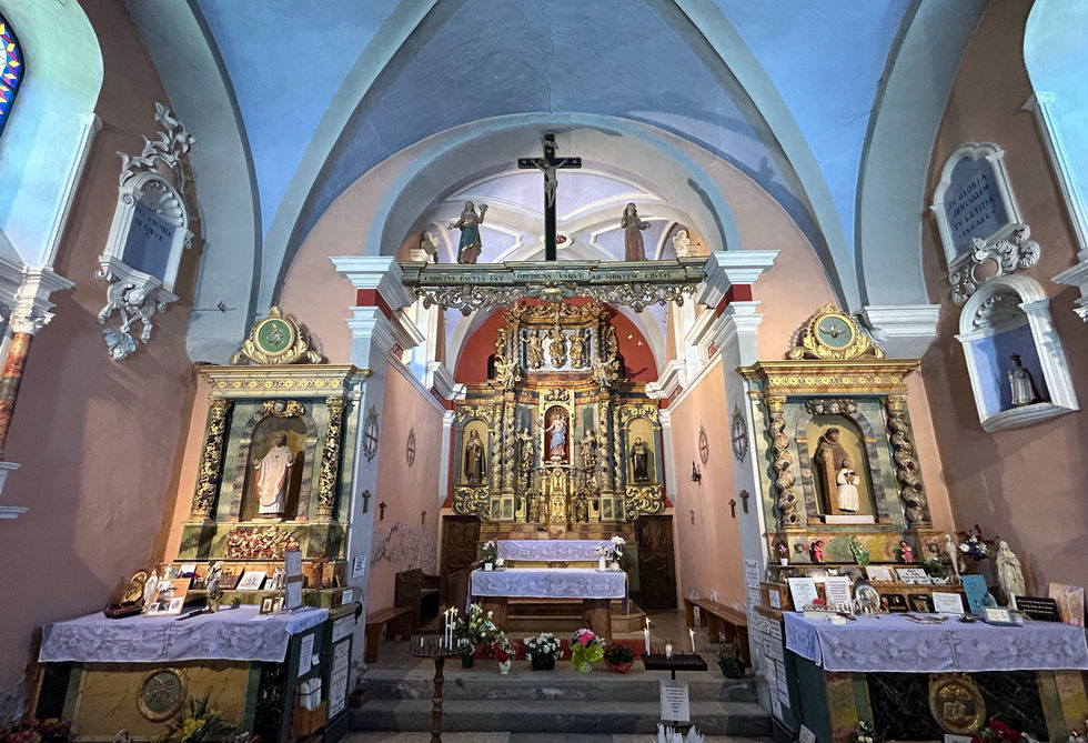 Inside the Notre Dame de la Gorge