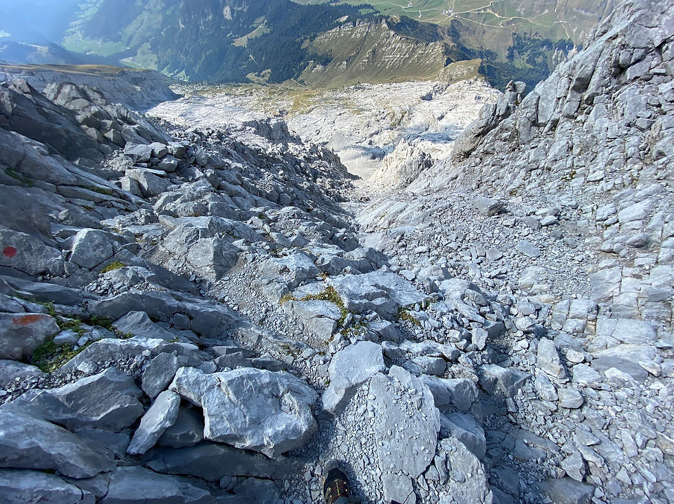 Difficult Terrain up to Pointe Percee