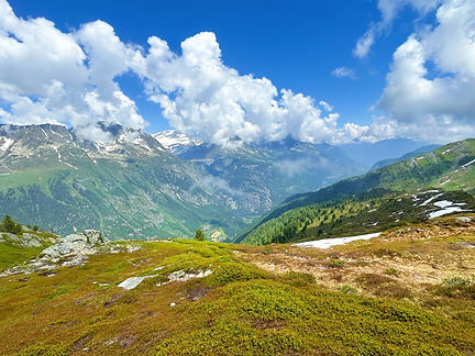 View from Aiguilette des Posettes