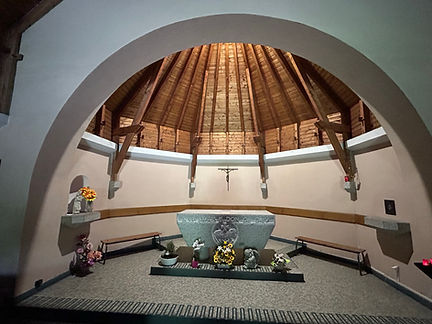 Inside Chapelle des Praz