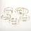 Thumbnail: 5pcs Golden Tone Bangle Bracelets