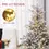 Thumbnail: 6ft Pre-Lit Bushy Snow-Flocked Artificial Christmas Tree