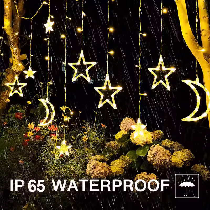 Thumbnail: 3.5m Christmas Window Lights - Solar Powered