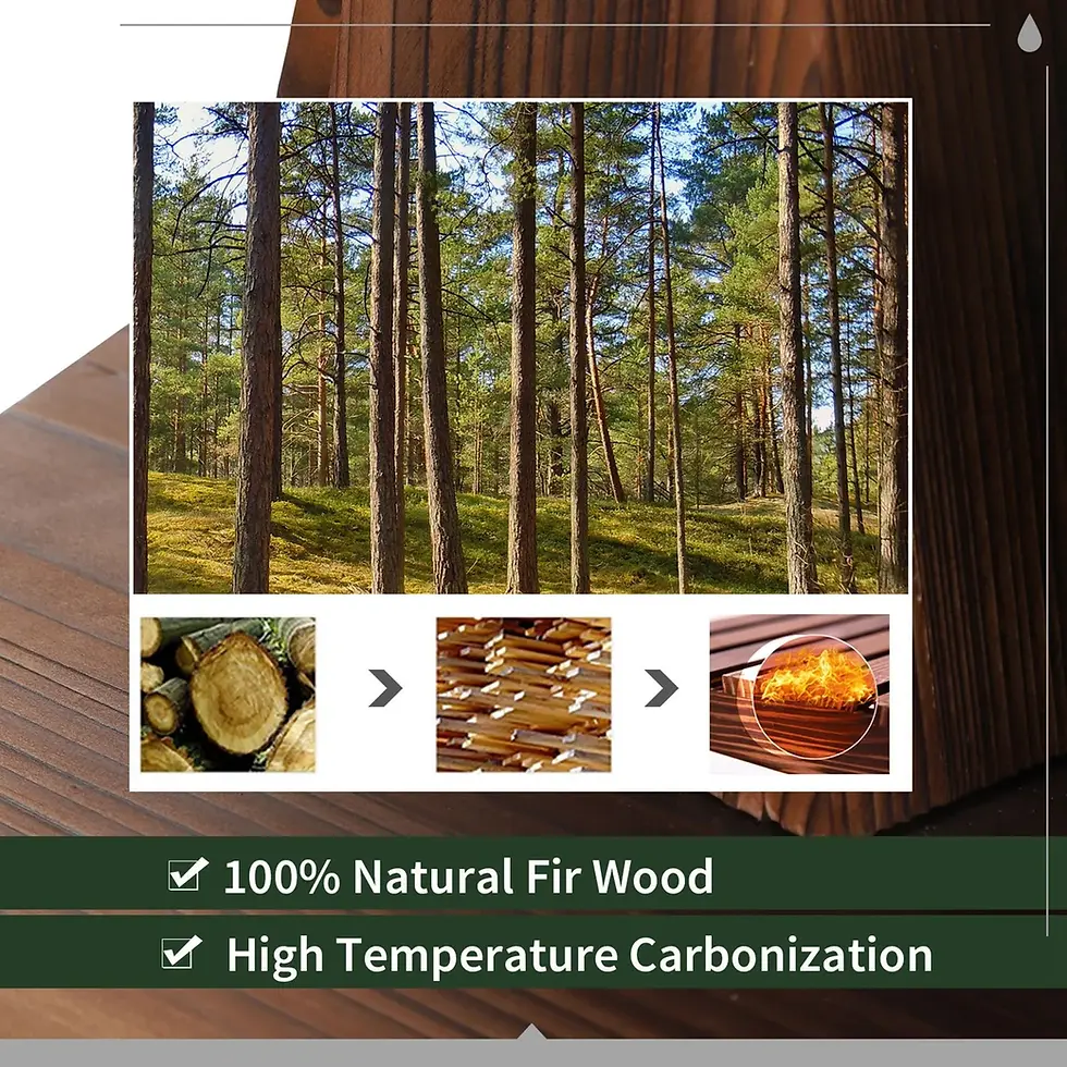 Thumbnail: Solar Powered Wooden Barrel Water Feature