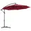 Thumbnail: 3M Luxury Cantilever Parasol with Base & Solar Parasol Lights