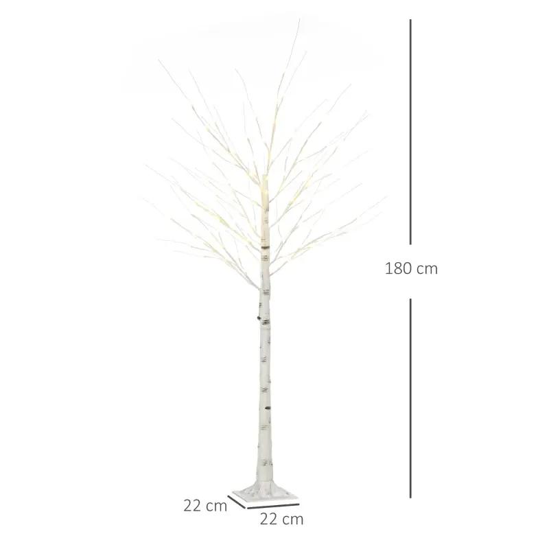 Thumbnail: Tall Pre-Lit LED Birch Tree