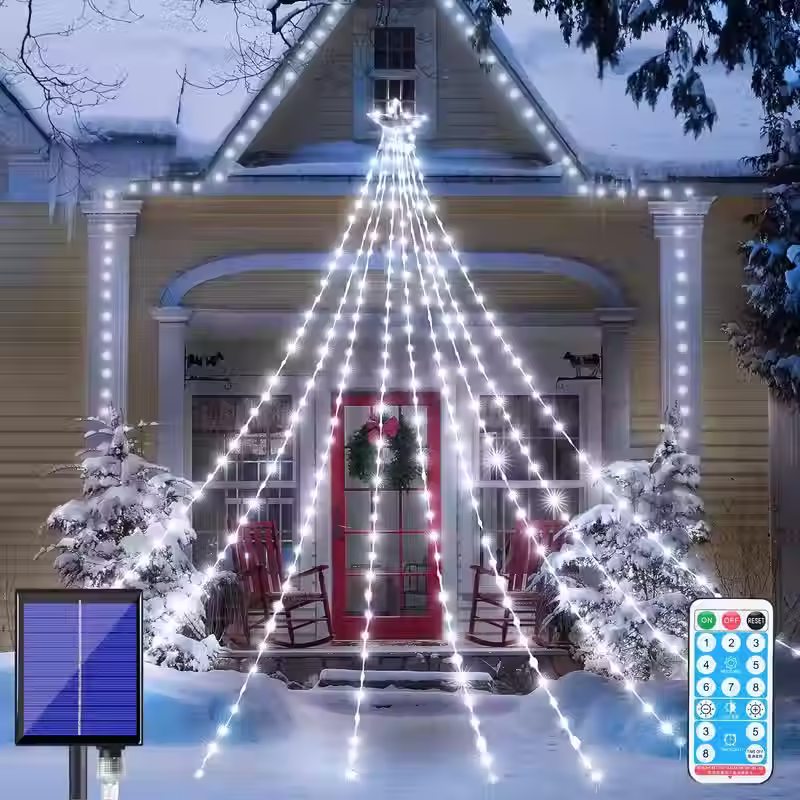 Thumbnail: 3 Meter Solar Christmas Lights with Remote Control